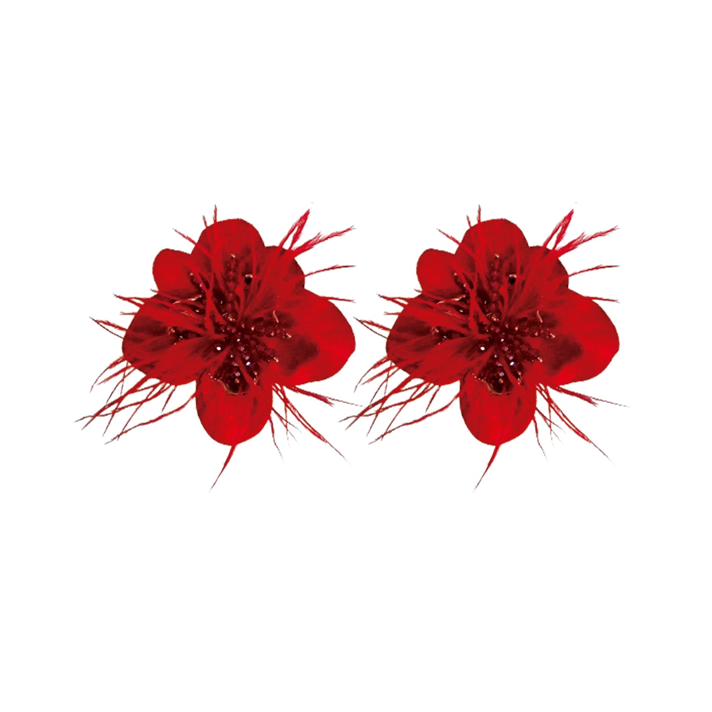 Topos Floral Rojo